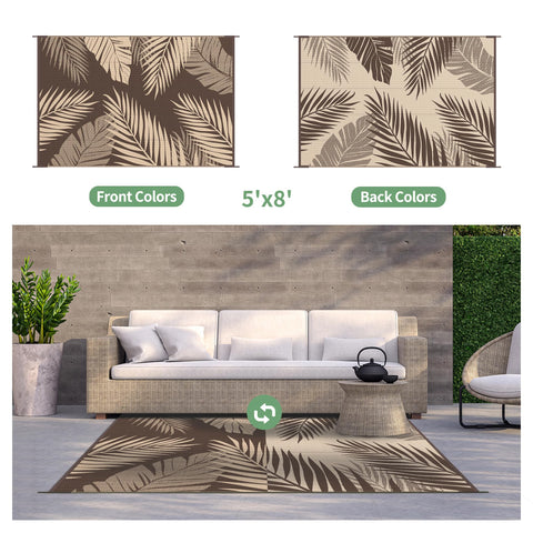 GENIMO double-sided pattern offers versatile outdoor styling options