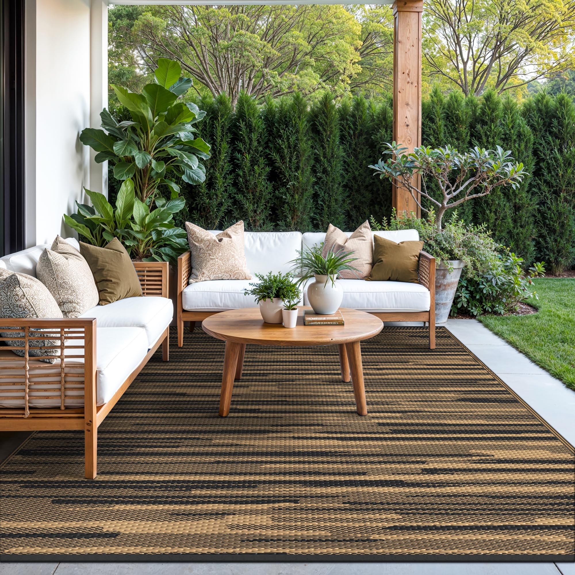 GENIMO reversible pattern side 2 offers alternate look and dirt concealment.