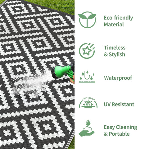 Genimo stain-resistant surface simplifies cleanup after outdoor entertaining.
