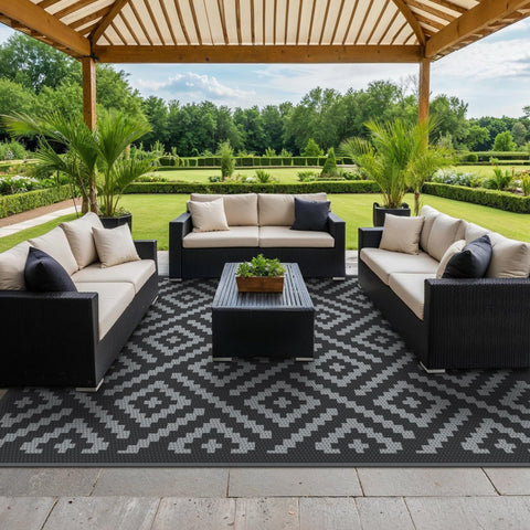 GENIMO offers twelve sizes to fit porches, decks, and RVs.