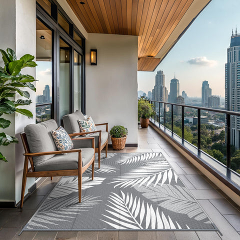 GENIMO Outdoor Rug UV coating and edge treatment for fade resistance