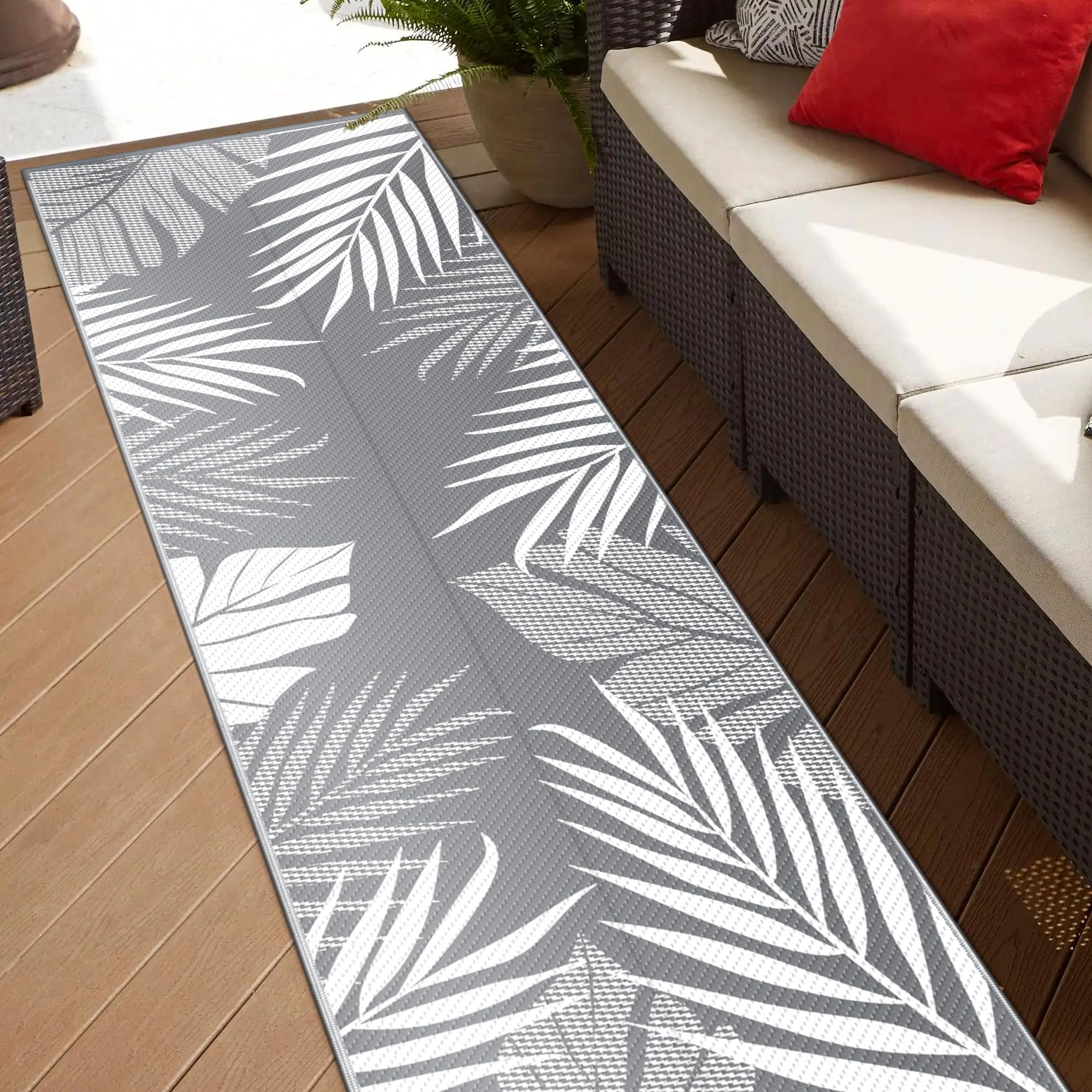 GENIMO waterproof material close-up showing durable polypropylene weave.