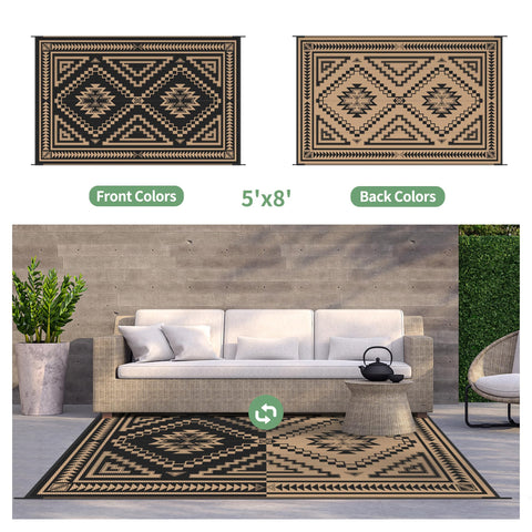 GENIMO waterproof stain-resistant rug for outdoor cleanup after spills