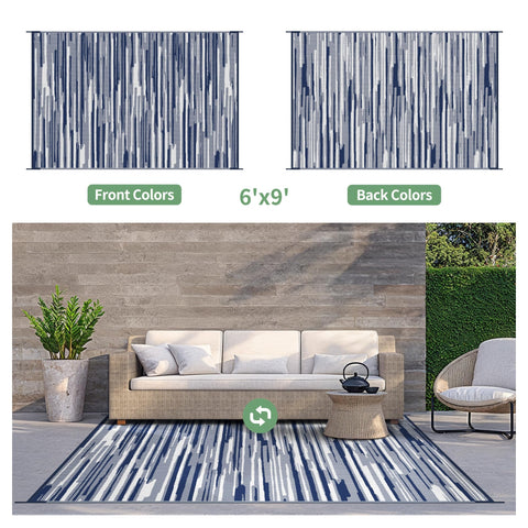 GENIMO reversible geometry pattern rug doubles use across spaces
