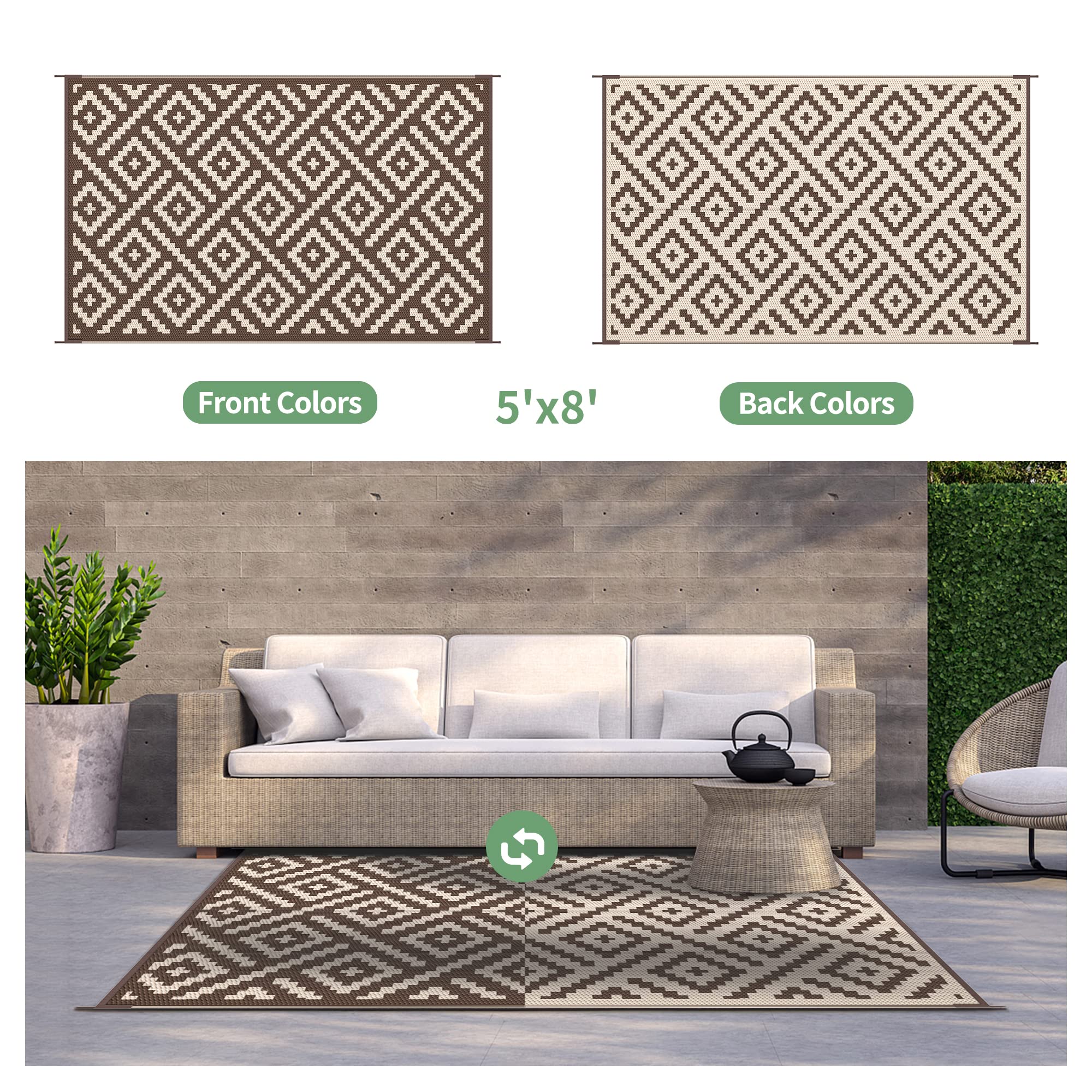 GENIMO stain-resistant surface easy to wipe clean after outdoor meals