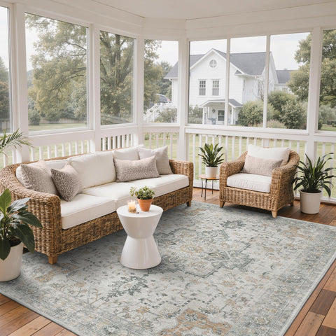 GENIMO waterproof patio rug withstands moisture while remaining soft underfoot