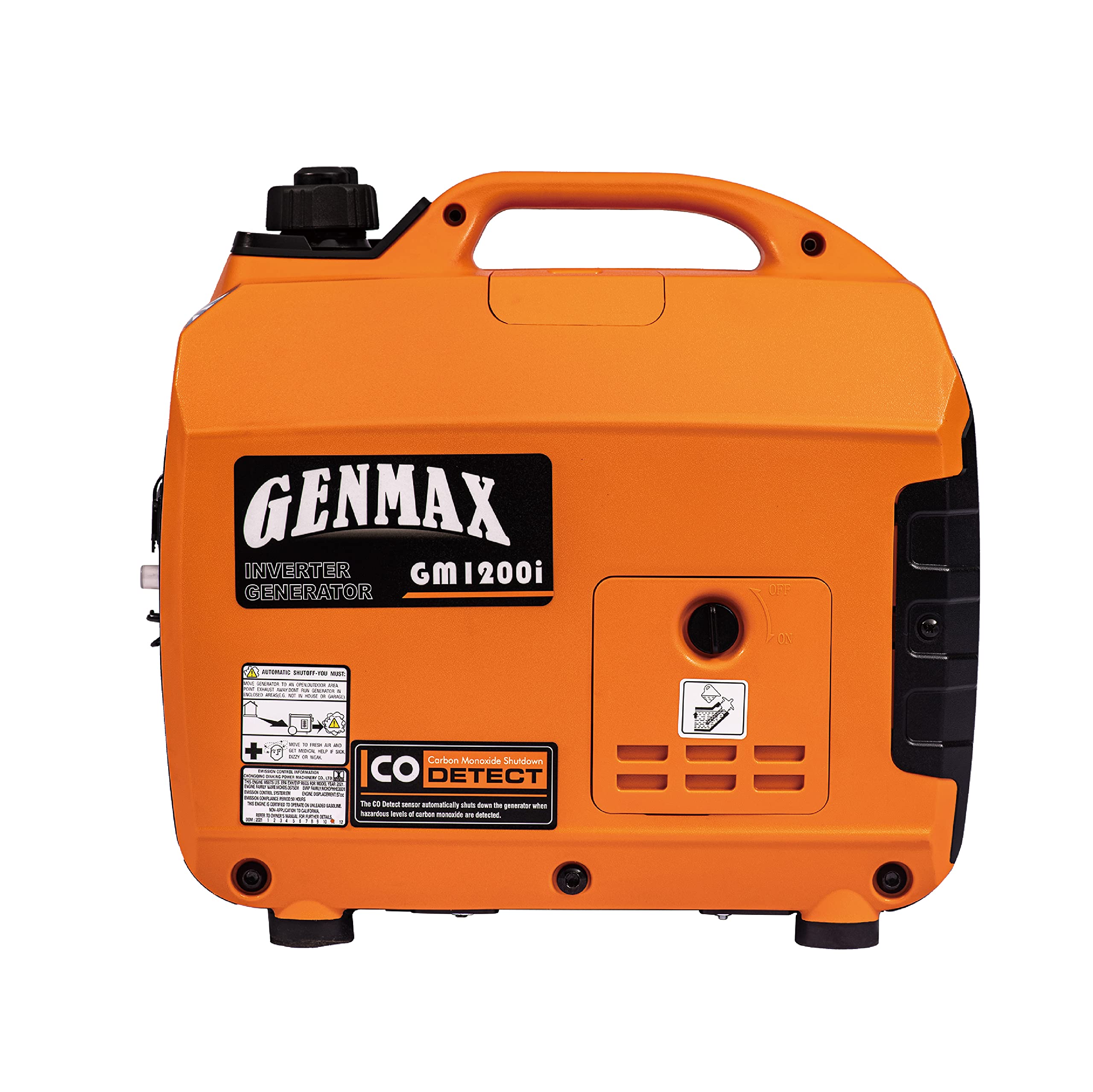 GENMAX GM1200i lightweight design enables easy storage and travel.