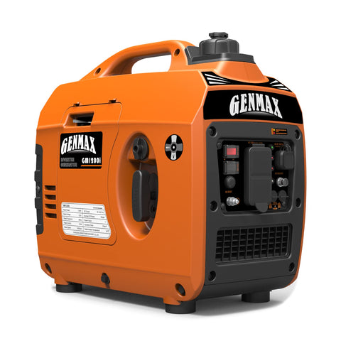 GENMAX GM1200i side profile highlights portability for backup use.