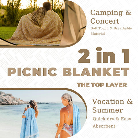 Genovega lightweight blanket doubles as a car blanket on trips.