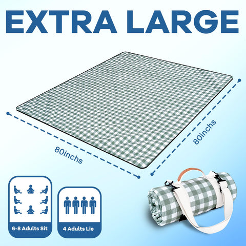 Genovega sandproof beach blanket helps you enjoy clean sand-free moments.