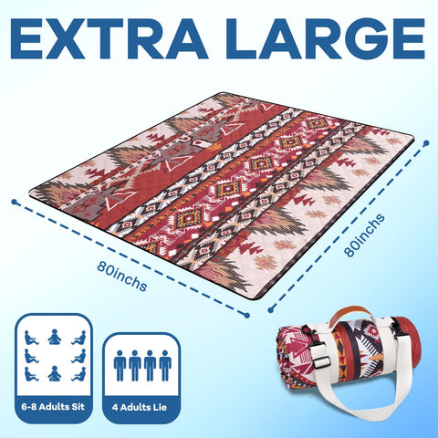 Genovega waterproof-picnic-blanket easy-clean for beach days.