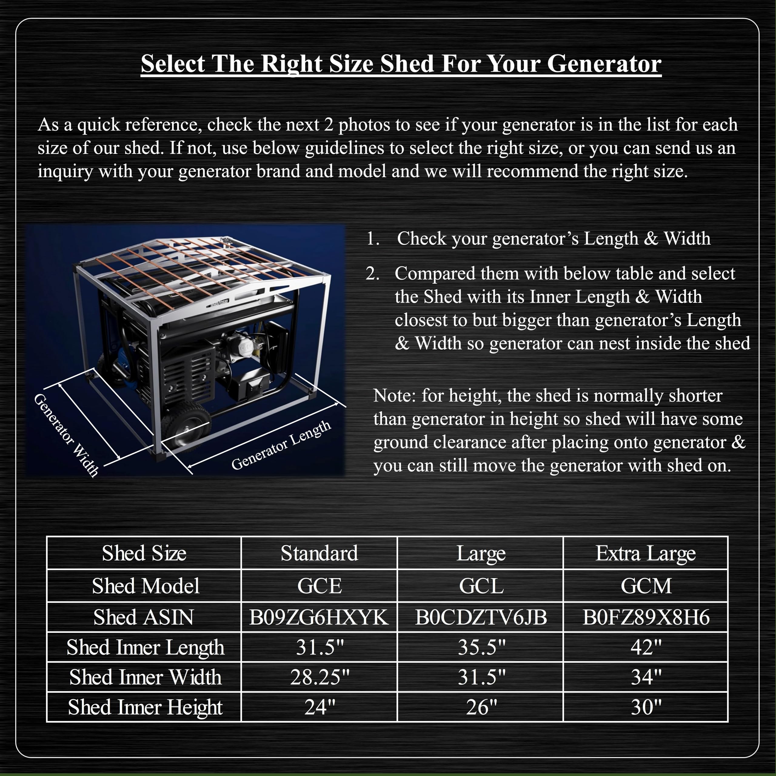 GenShed GCE hand-twist all-in-one coupler enables tool-free assembly.