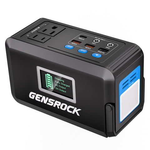 GENSROCK portable power station with compact design for easy transport