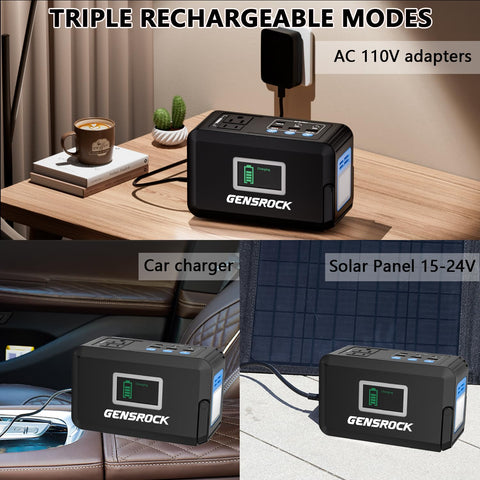 GENSROCK portable power station includes in-the-box essentials and a 24-month guarantee
