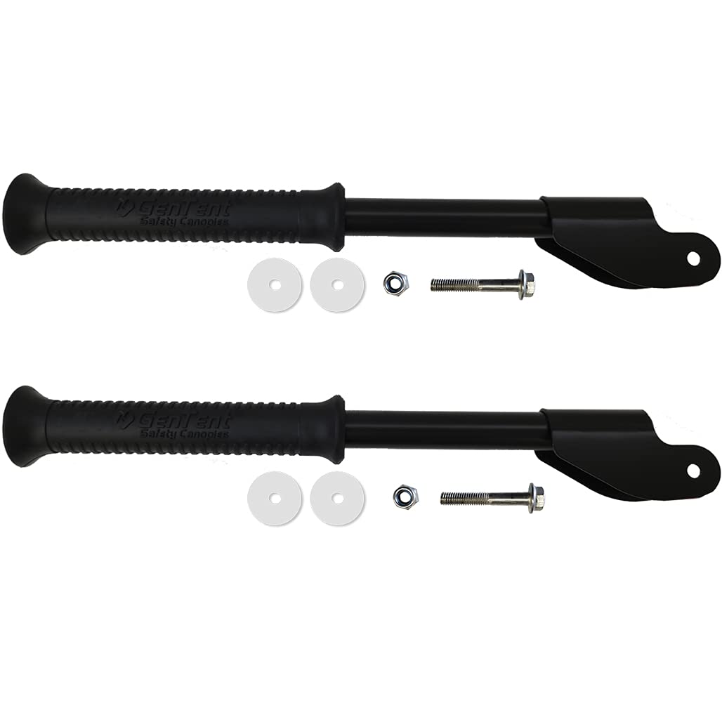 GenTent portable folding handles setup for generator transport.