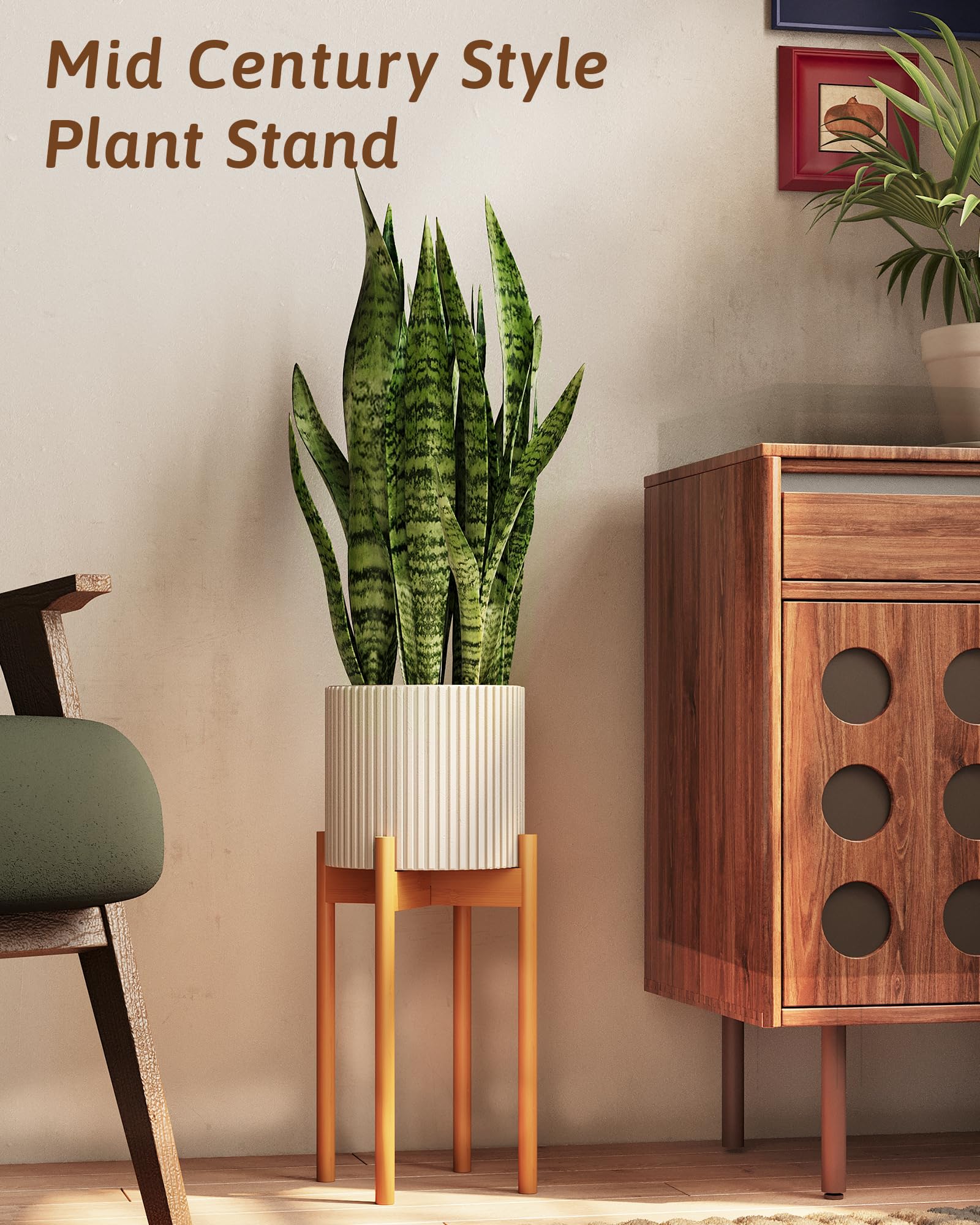 GENTINGBRO corner plant holder helps maximize small room space