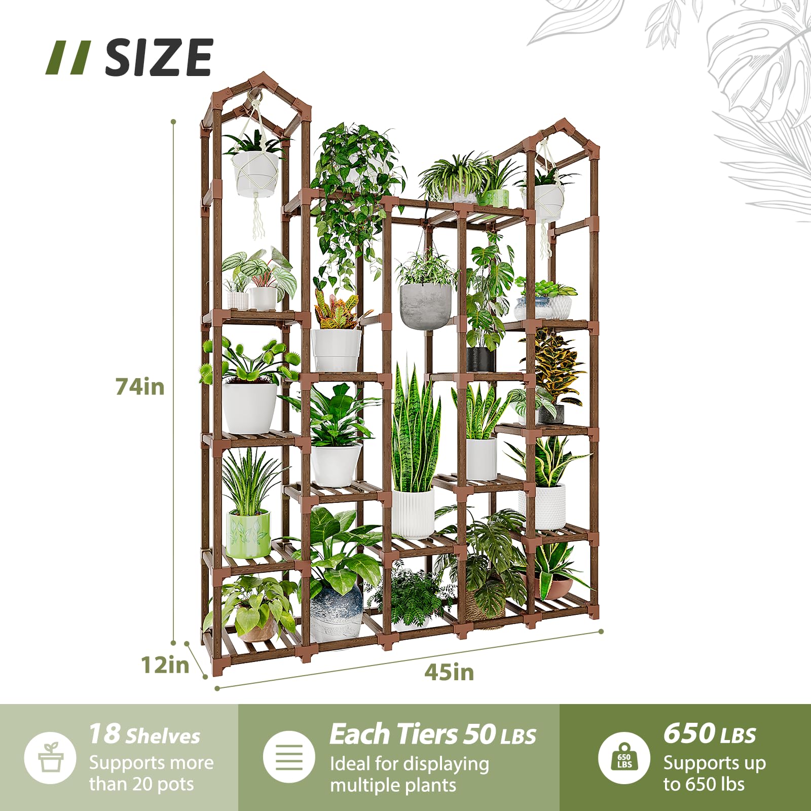 Gentingbro hanging planter feature showcases trailing plants in a vertical garden