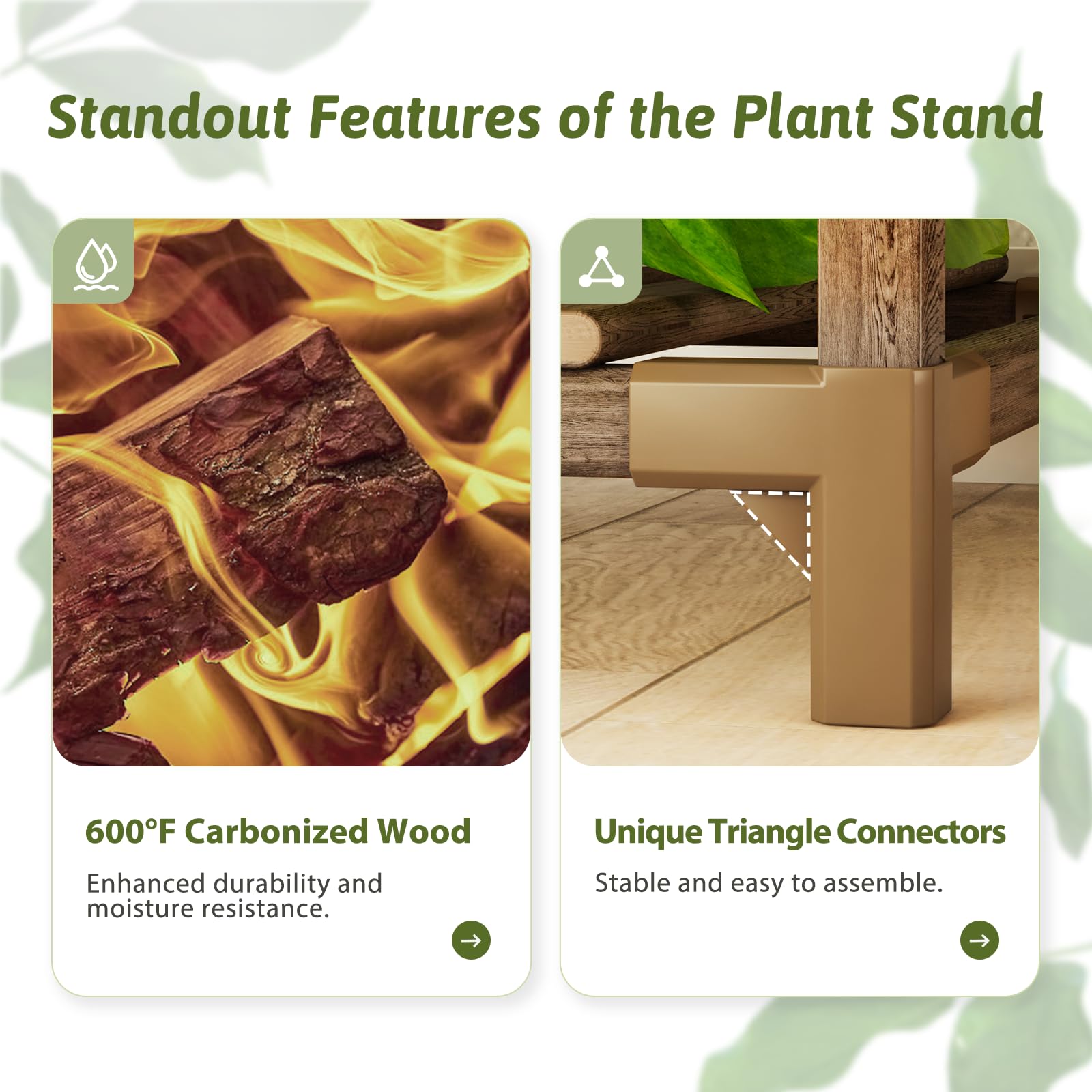 GENTINGBRO movable display lets you position plants for sun exposure.