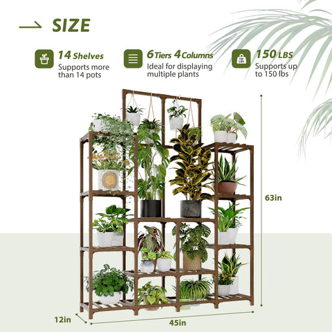 GENTINGBRO carbonized eucalyptus wood provides sturdy, durable support