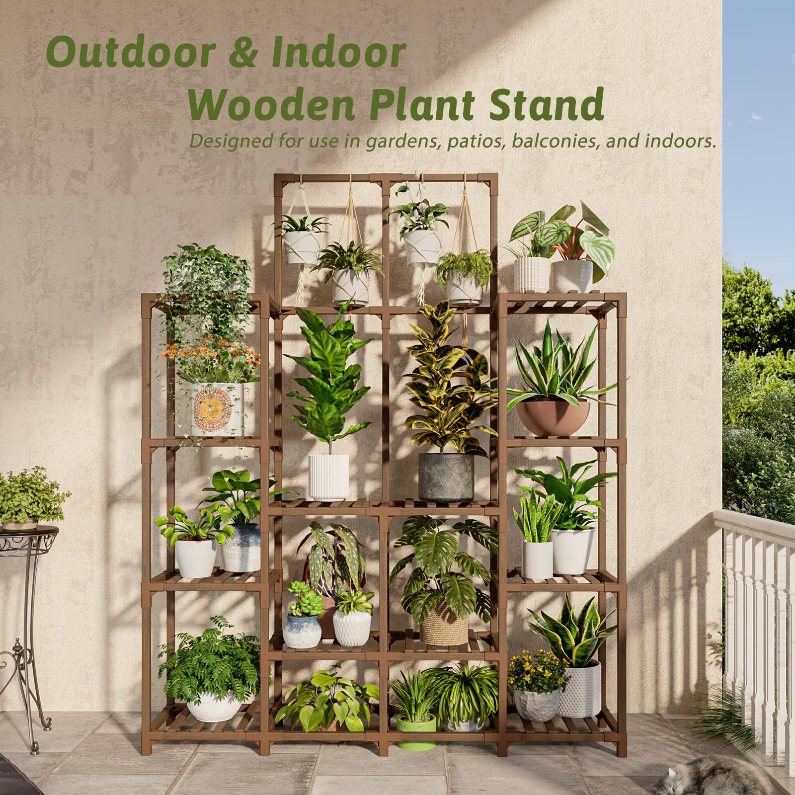 GENTINGBRO hanging planter feature highlights trailing plants beautifully