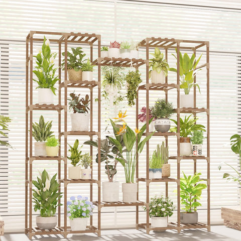 GENTINGBRO weather-resistant finish for year-round plant showcases.