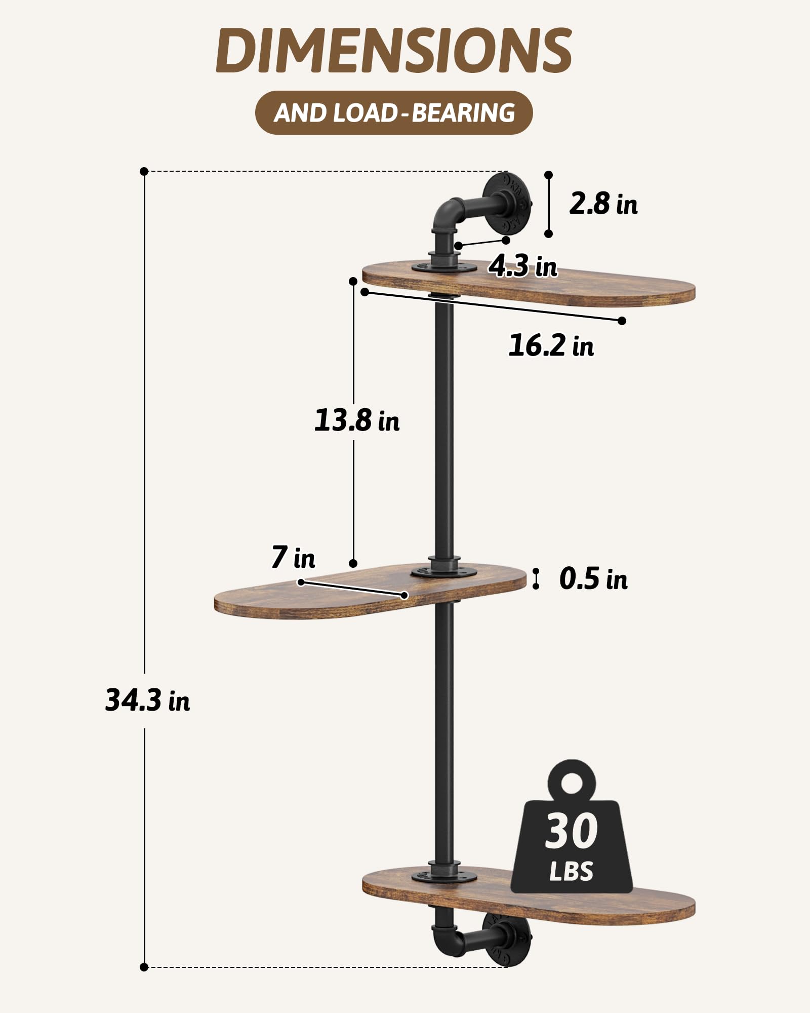 GENTINGBRO wood and iron frame detail highlighting durable rustic-modern style