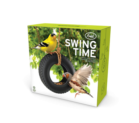 Genuine Fred Swing TIME ceramic tire close-up showing durable glaze and craftsmanship