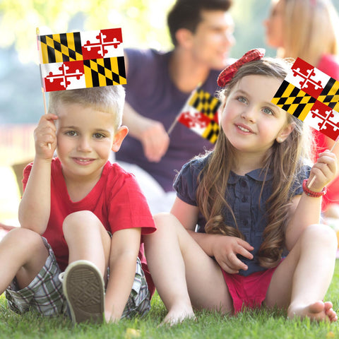 Geodurn Maryland flag set enhances events with versatile display options.