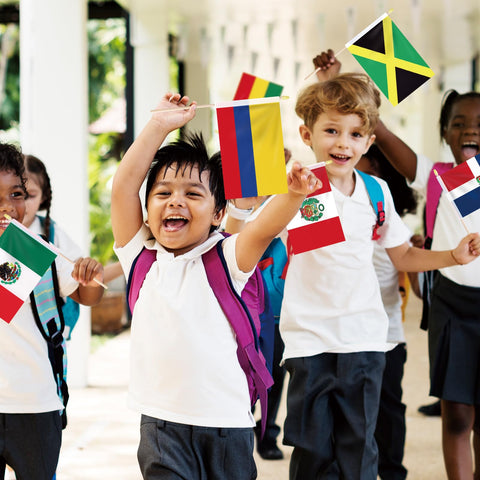 Geodurn Parade and classroom flags kit for easy setup