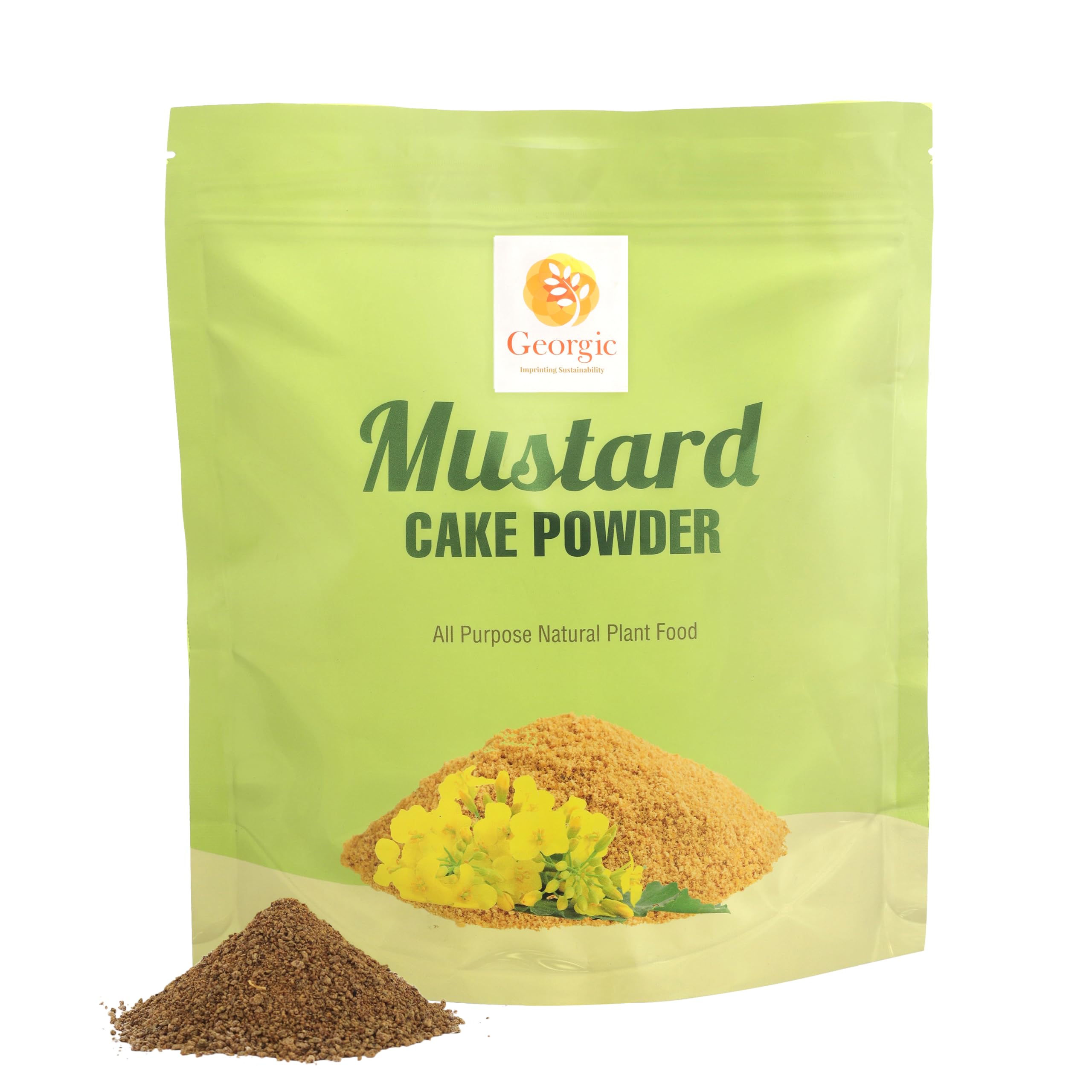 GEORGIC mustard oil cake powder bottle for natural plant nutrition