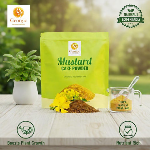GEORGIC mustard oil cake powder packaging preserves freshness