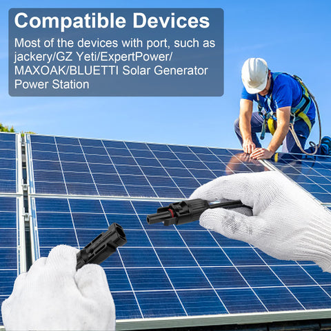 Geosiry 10AWG extension supports wide temperature range outdoors.