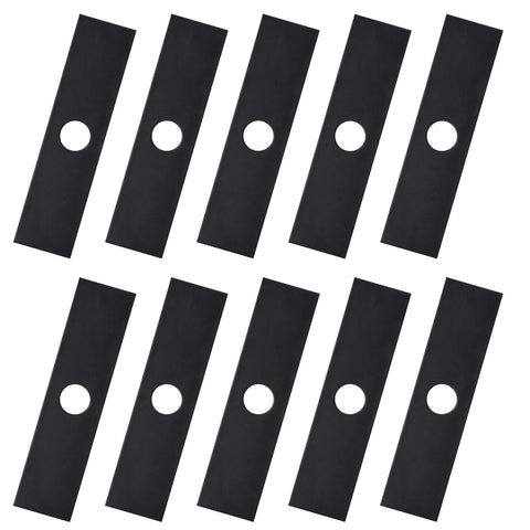 Geosiry edger blades 10-pack front view, durable carbon steel for long-lasting edging.