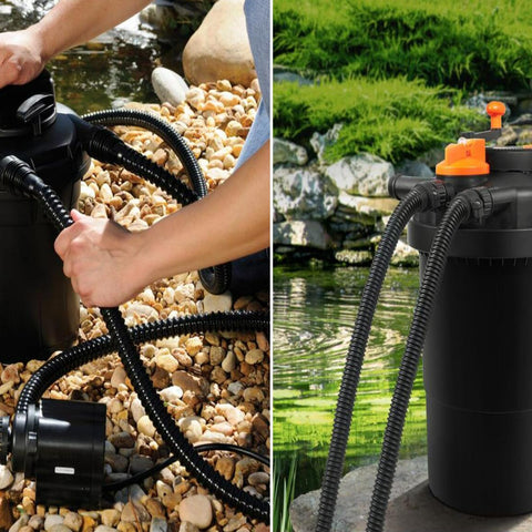 Geowaky tubing supports waterfalls and fountains with smooth inner surface.