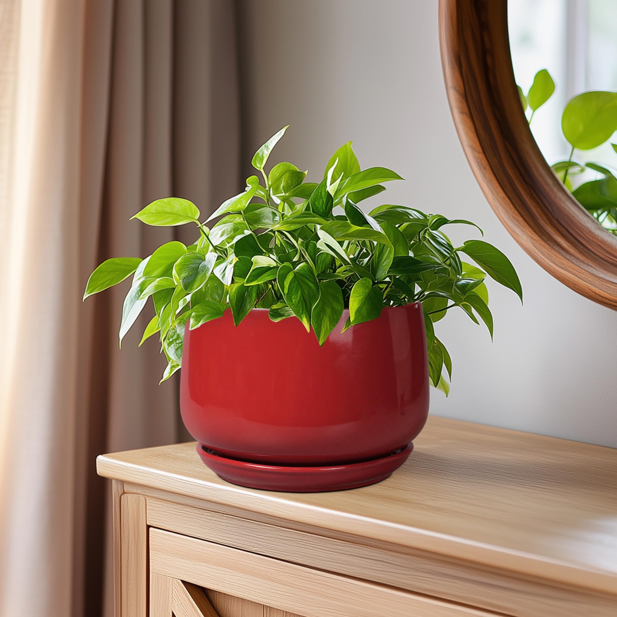 G EPGardening ceramic planter makes a thoughtful housewarming gift.