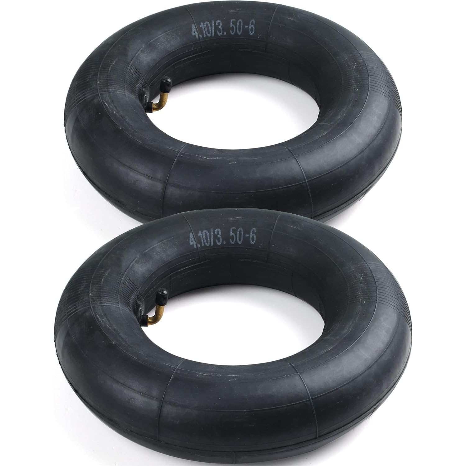 GEPAS inner tube 4.10/3.50-6 two-pack with bent valve for durable use