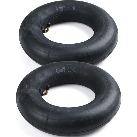 GEPAS inner tube 4.10/3.50-6 two-pack with bent valve for durable use