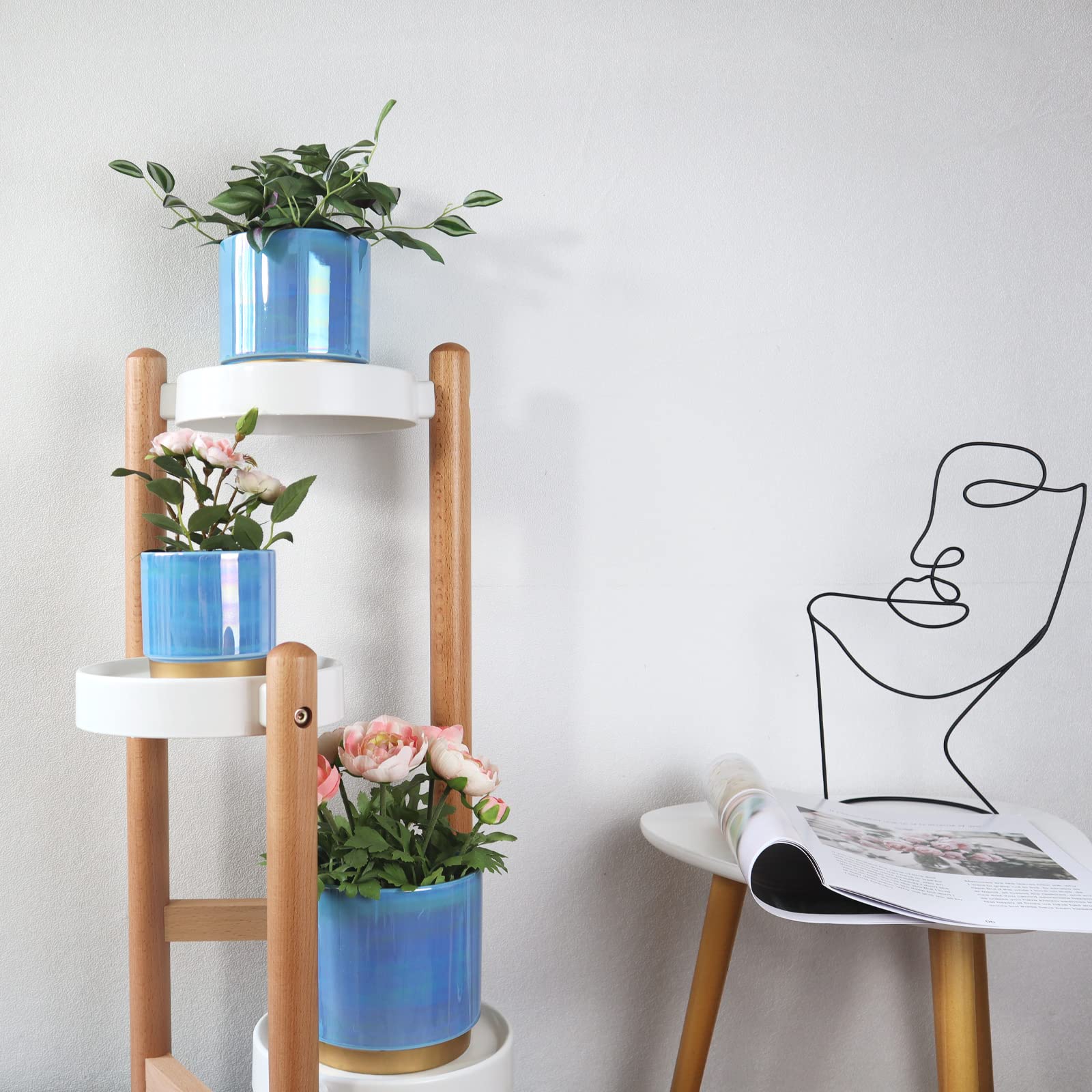Gepege Rainbow Pearl glaze planter packaging and components included