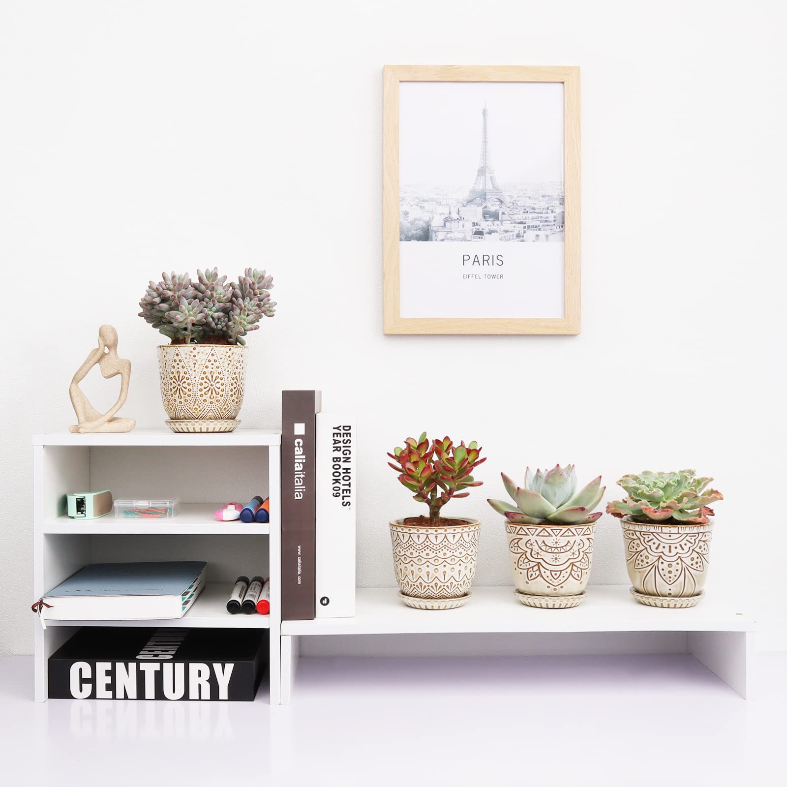 Gepege cream pots stacked to show compact storage.