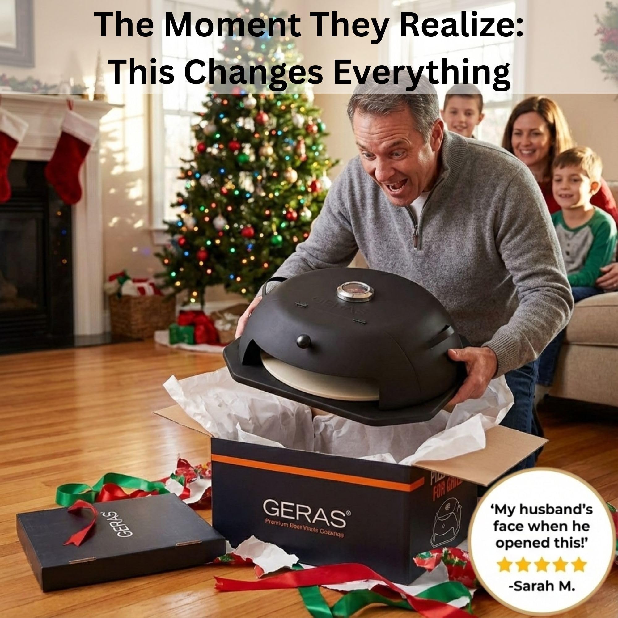 Geras bonus recipe booklet inspires backyard pizza nights with simple ideas.