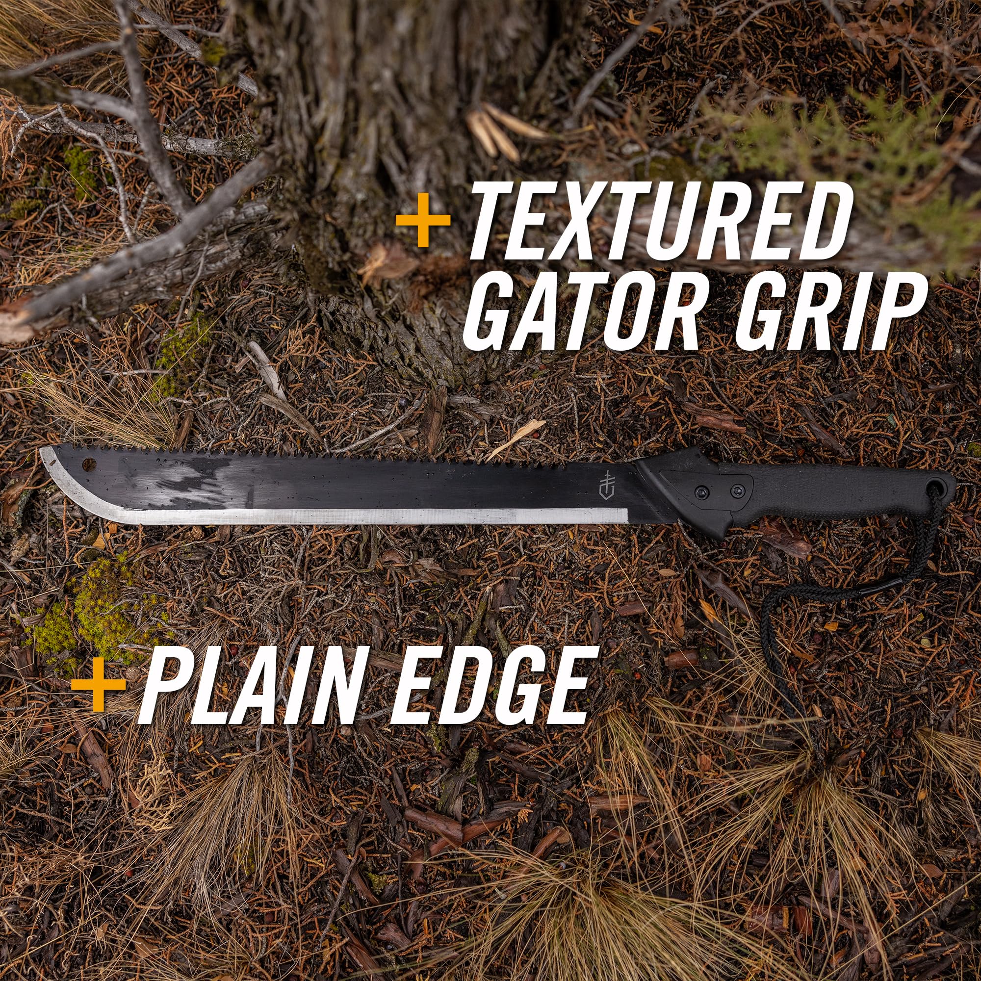 Gerber Gator Machete nylon sheath for safe storage and transport.