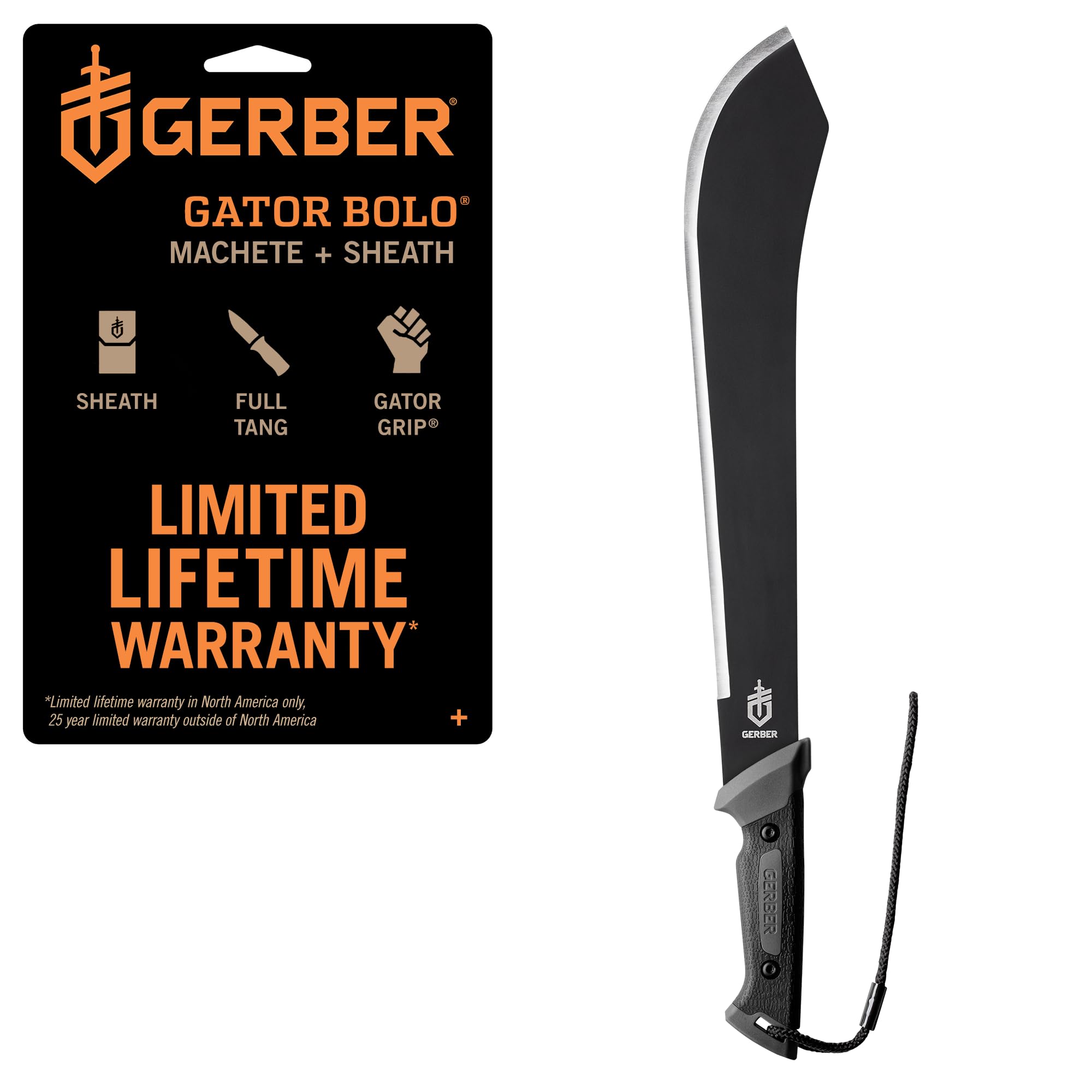 Gerber Gear Gator Bolo 22-inch blade in action for yard chores and chopping