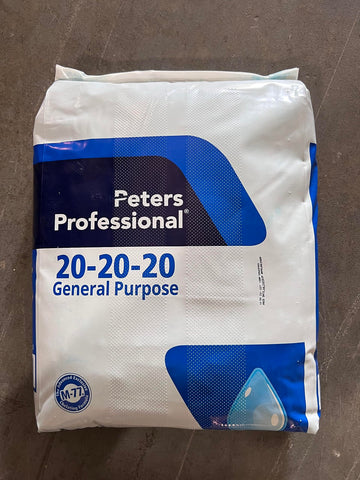 GERGO Peters Professional 20-20-20 applied as foliar spray boosts quick nutrient uptake