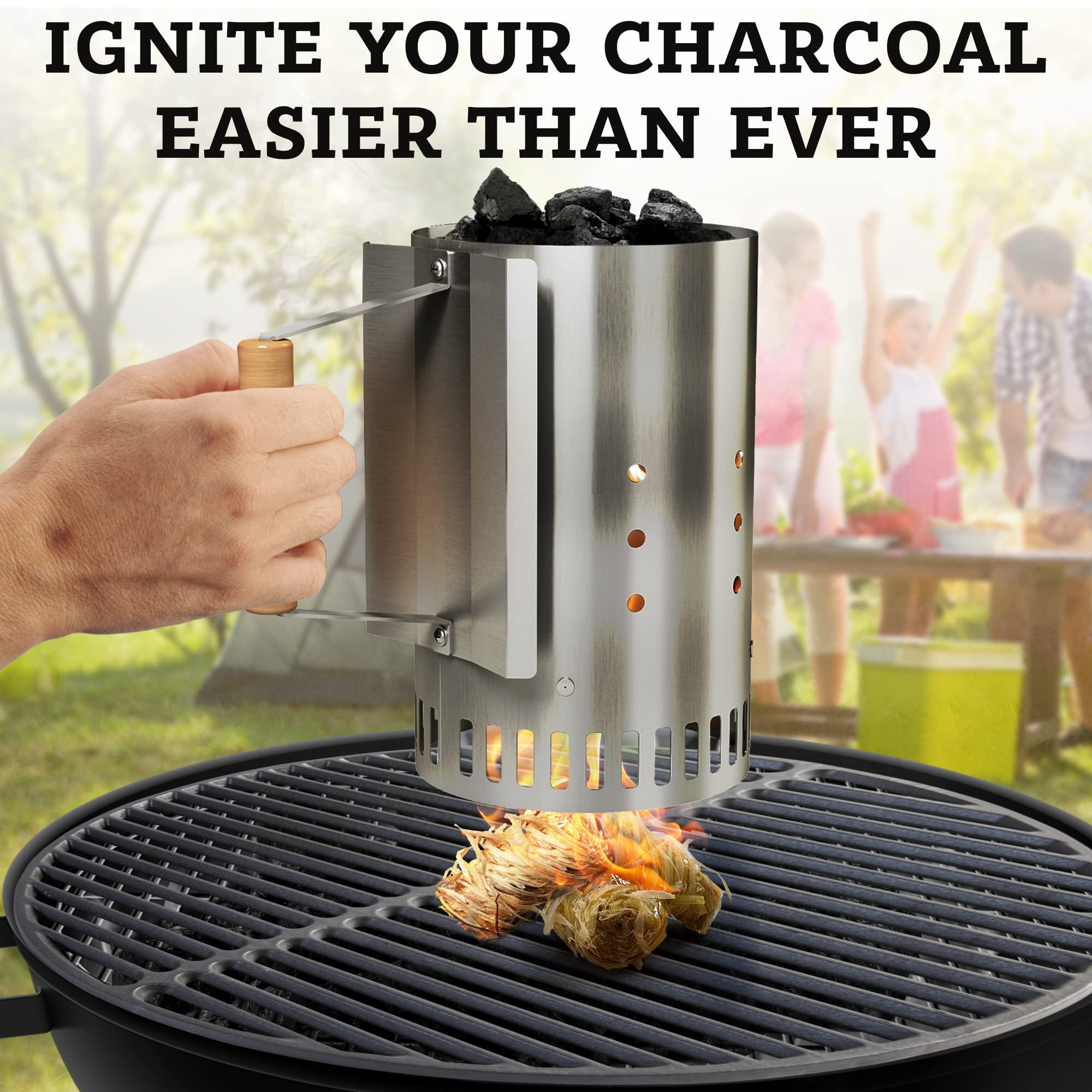 GEROSSI odorless fire starters keep cooking flames clean.