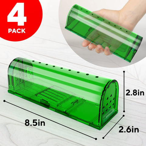 GEROSSI outdoor-ready trap, durable and reusable for repeated use.