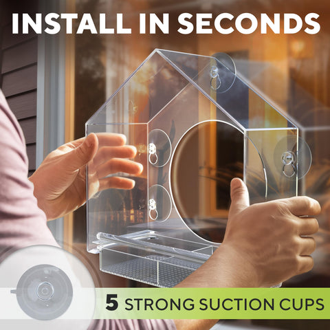 GEROSSI removable seed tray enables easy cleaning and refilling