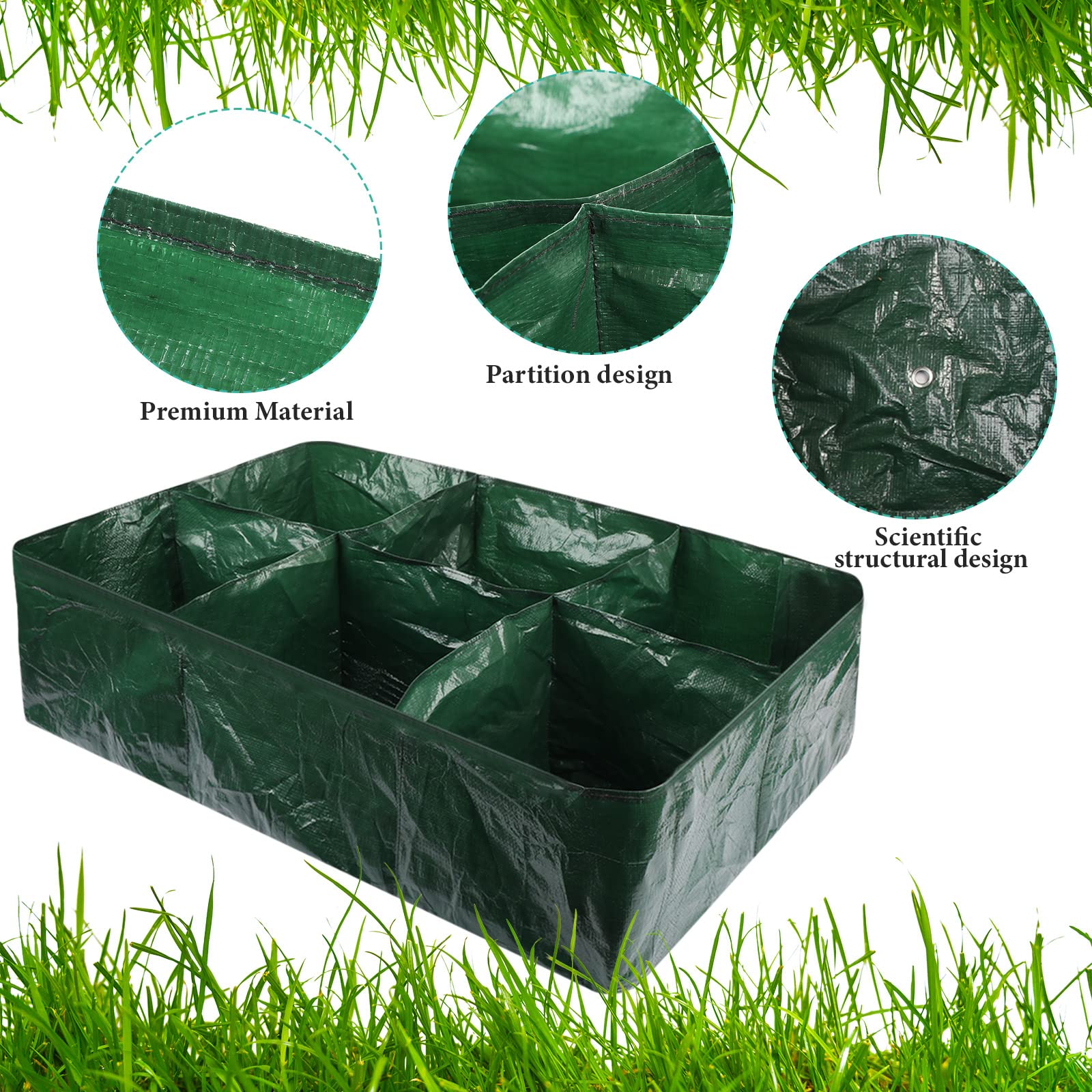 Gerrii 35-gallon planters suit tomatoes, peppers, herbs, and flowers.