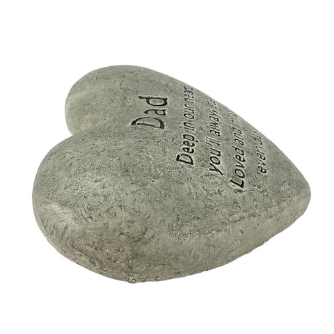 Gerson cement memorial stone indoor display option.