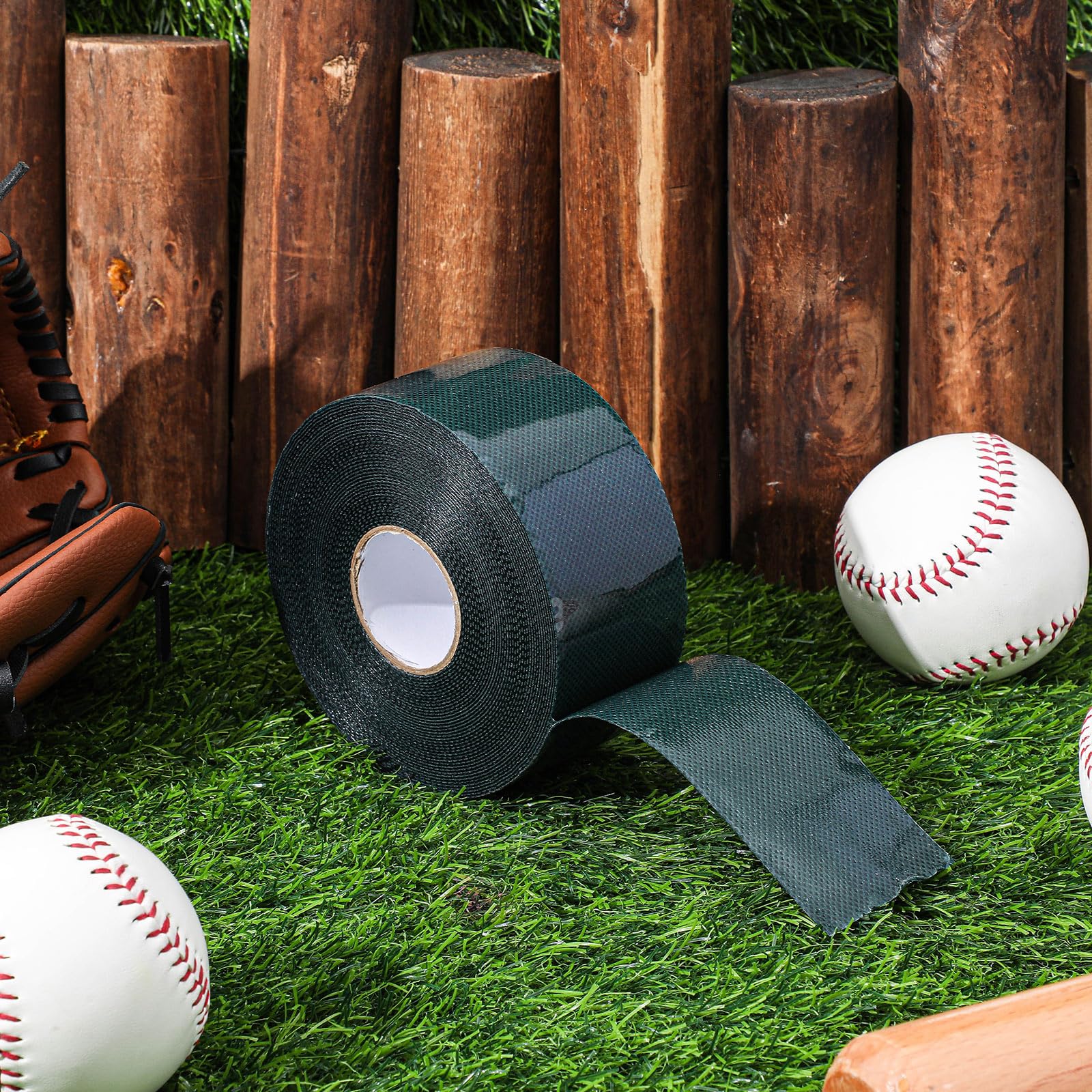 Gersoniel patio seaming tape helps keep turf from shifting outdoors