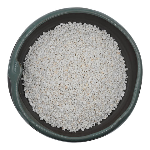 Gerta 15qt bulk perlite bag enhances soil aeration for healthy roots.